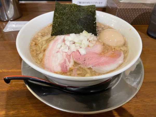「背脂のこく煮干しらぁめん」@千葉房総 麺のマルタイの写真