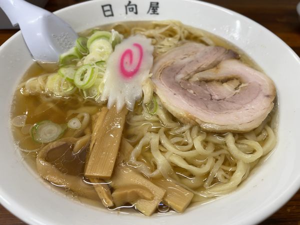 「らーめん」@青竹手打ちラーメン 日向屋の写真