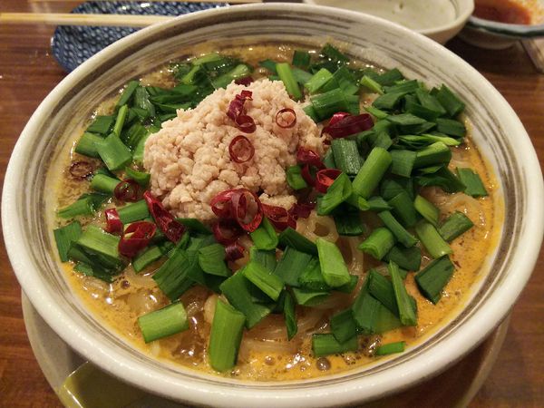 「〆の台湾ラーメン」@元祖スタミナやきとり 松本駅前店の写真