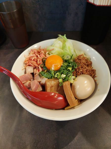 「EBIまぜそば味玉」@つけ麺 GAKUの写真