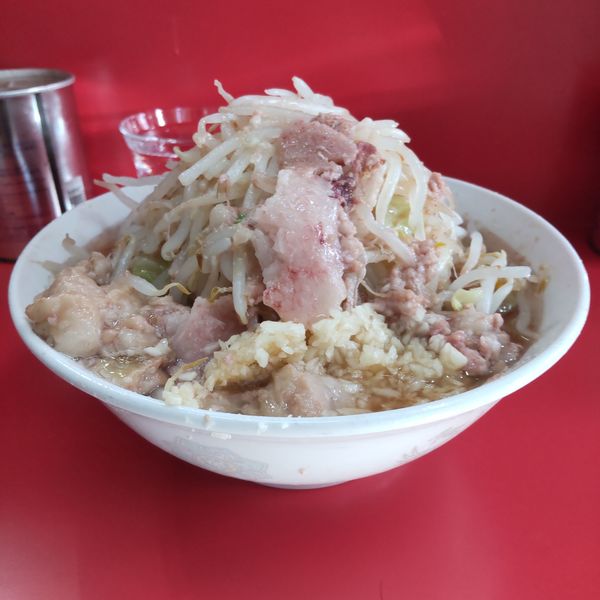 「小ラーメン（￥600）」@ラーメン二郎 三田本店の写真