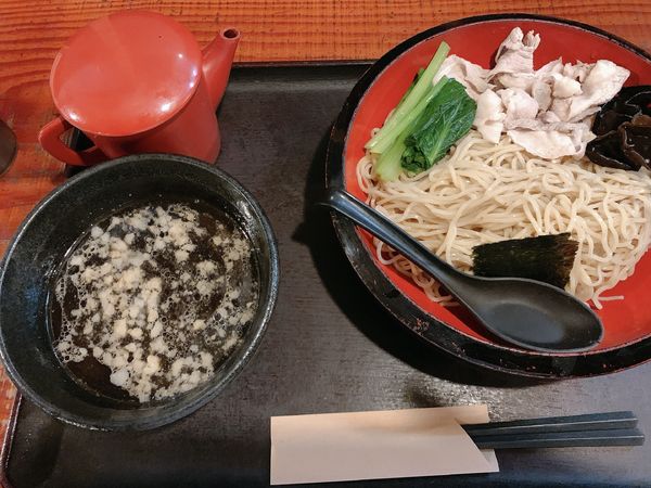 「醤油つけ麺」@イツワ製麺所食堂の写真