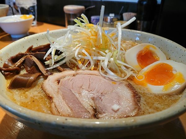 「味玉味噌らーめん」@つじ田 味噌の章 飯田橋店の写真
