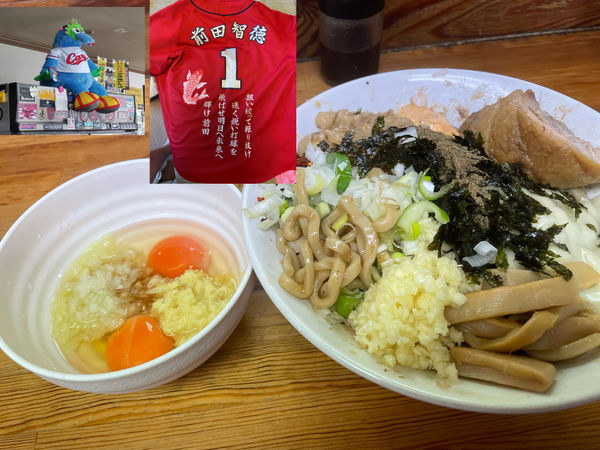 「たれそば930円、コッコマン150円」@ハイマウントの写真