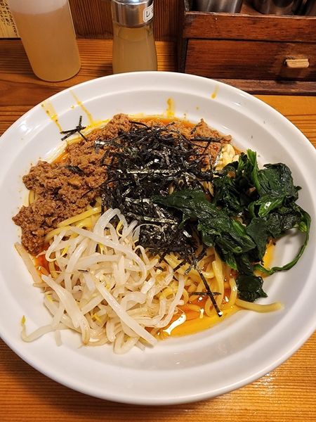 「肉増し担々麺　大盛」@油そば商店 油坊主の写真