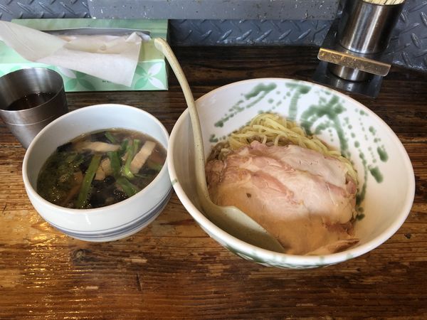 「正油つけめん 並 900円」@啜磨専科の写真