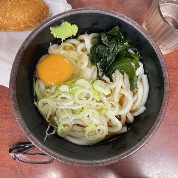 「月見うどん（冷）」@新田毎 秋葉原の写真