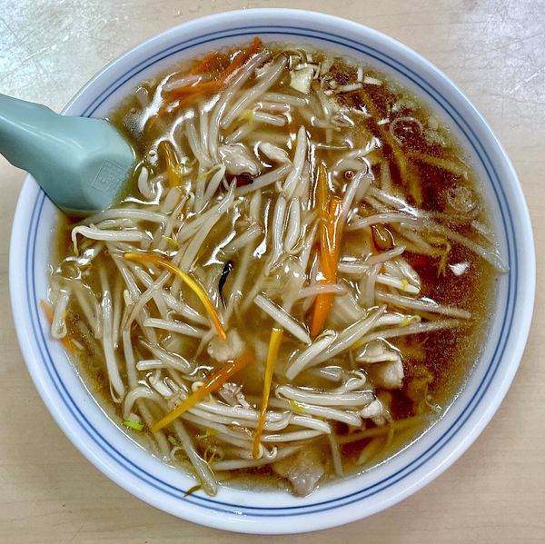 「モヤシそば ＋ 焼き餃子」@安楽の写真