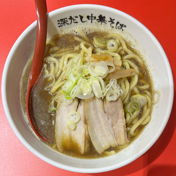 「深だし中華そば」@駅ラーメン 深だし中華そばの写真