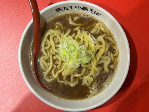 「深だしかけ中華そば」@駅ラーメン 深だし中華そばの写真