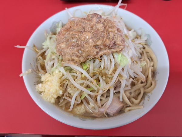 「小ラーメン　麺少なめ」@ラーメン二郎 ひたちなか店の写真