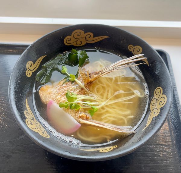 「鯛カマ潮ラーメン（790円）」@来島海峡サービスエリアの写真