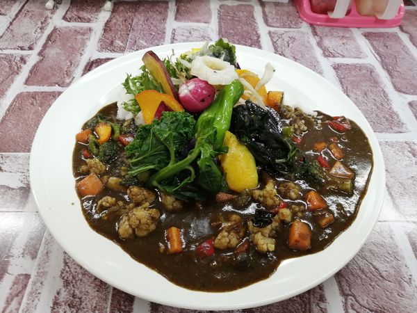 「野菜カレー　　1200円」@カレーハウス・キッチンYの写真