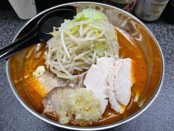 「らーめん紅（旨辛）」@らーめん 汁なし 兄貴んちの写真