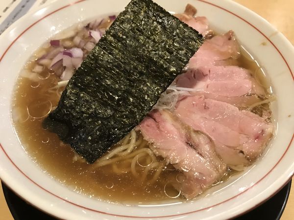 「貝出汁醤油らぁー麺」@貝 刺身専門店 しらはらの写真
