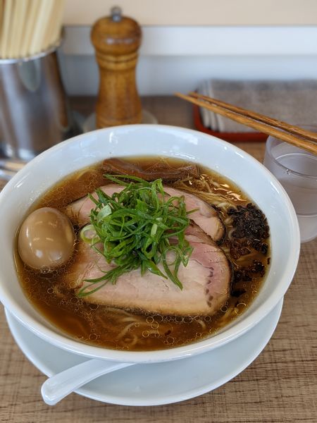 「生醤油ラーメン」@麺庵ちとせの写真