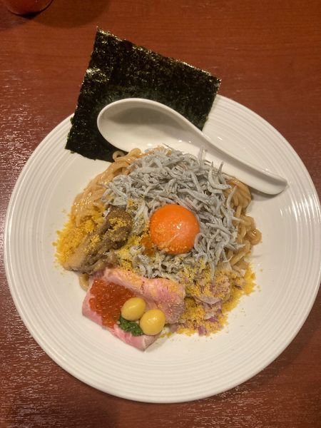 「[限定]自家製唐墨と釜あげしらすのまぜそば　¥1350」@酒肴場 屯の写真