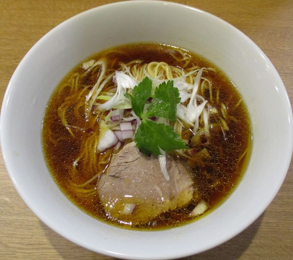 「山椒醤油ラーメン　850円」@麺屋 天来の写真