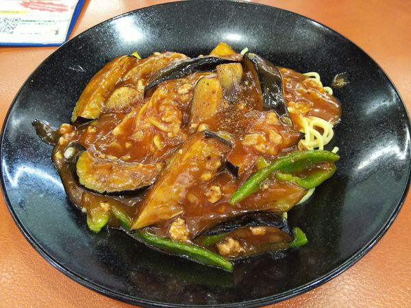 「【限定】茄子の炸醤（ジャージャン）麺」@餃子の王将 諏訪店の写真