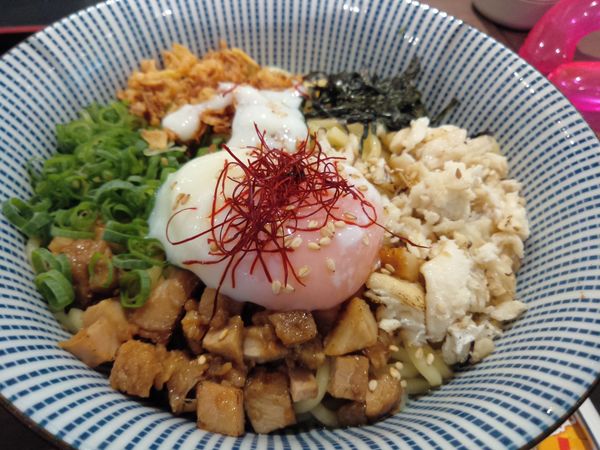 「鯛まぜそば　８５８円」@鯛塩そば 灯花 イオンモール上尾店の写真