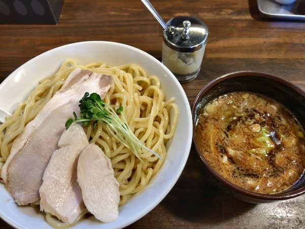 「味噌つけ麺（大）」@濃厚つけ麺 茜堂の写真