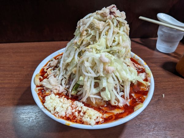 「辛麺（全マシ）　970円」@D麺の写真