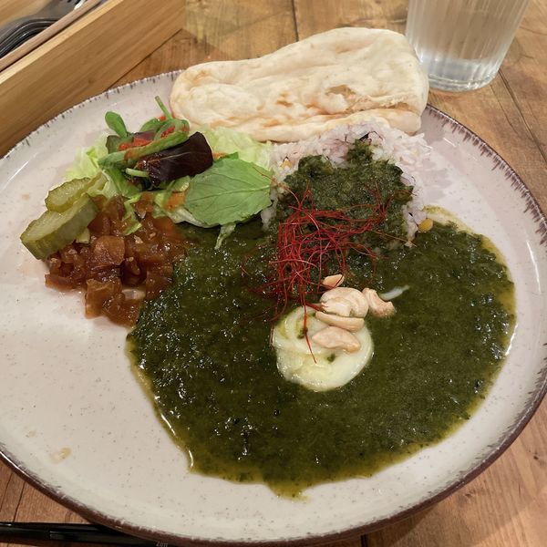 「サグカレー(野菜カレー)」@三月の水の写真