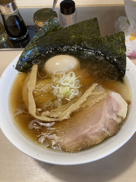 「まるわラーメン(醤油)」@上州地鶏らーめん まるわの写真
