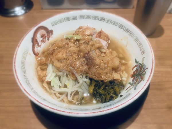 「ミニ（野菜少なめ他￥780）」@豚山 上野店の写真