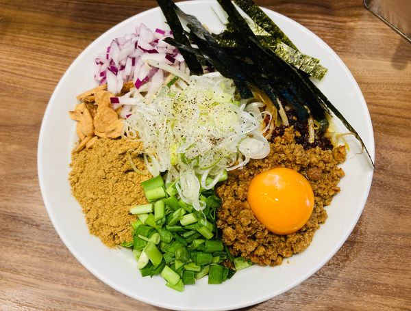 「【限定】台タン混ぜそば 大盛」@仙台 自家製麺 こいけ屋の写真