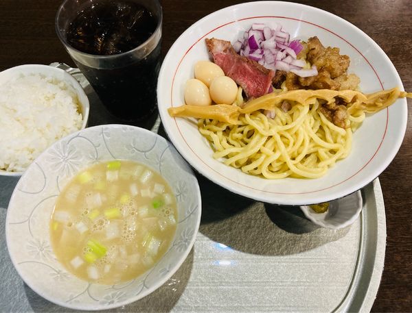 「【限定】近江牛脂バッソ  〜つければコムタン〜 塩＋半ライス」@らー神 心温の写真