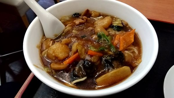 「五目そば（半炒飯とのランチセットで９８０円）」@雅叙宴 新横浜店の写真