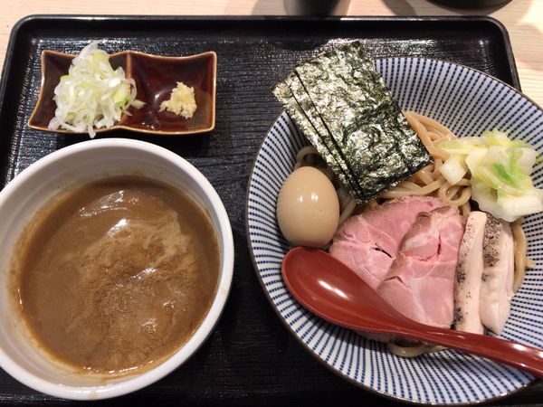 「特製つけ麺1200円　麺200g」@長男、もんたいちおの写真