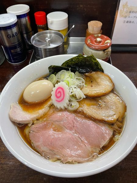 「特製手揉み中華そば」@麺処 むら井の写真