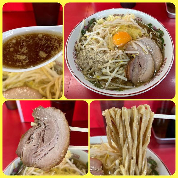 「ラーメン￥800＋生玉子￥50」@赤ひげラーメンの写真