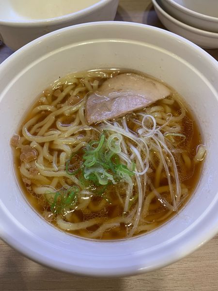 「横濱醤油ラーメン」@かっぱ寿司 いわき平店の写真