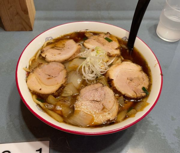 「チャーシューめん 大盛」@八平の食堂の写真