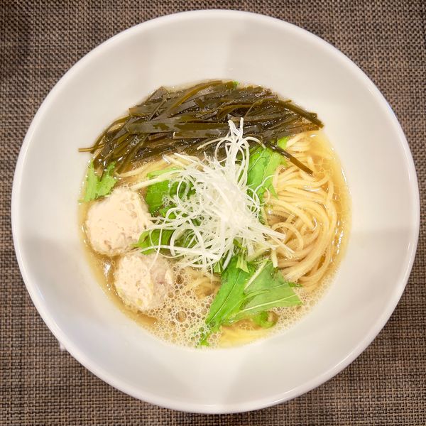 「貝塩らーめん」@自家製麺ほんまの写真