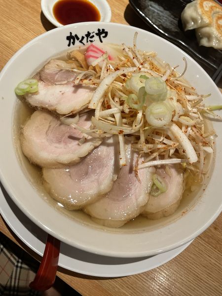 「ネギチャーシュー麺」@拉麺かくだや おもちゃのまち店の写真