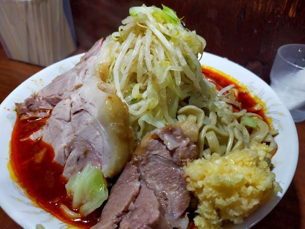 「辛いポン酢・大600（にんにく）」@D麺の写真