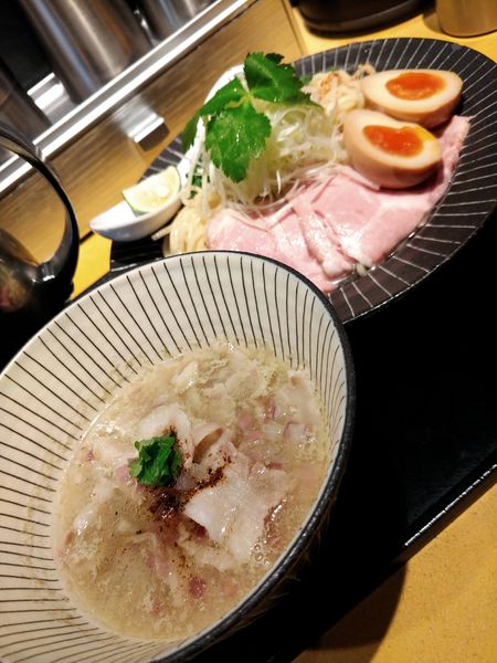 「特製イベリコ豚つけ麺」@セアブラノ神 slurpの写真