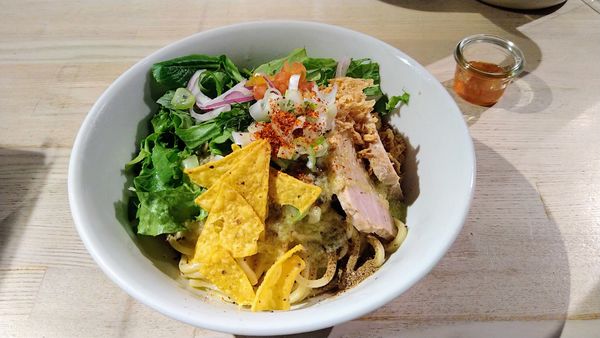 「【本日のイレギュラーメニュー】ajitoの冷やしまぜそば」@ajito ismの写真