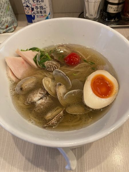 「魚介塩そば」@人生夢路 徳麺の写真
