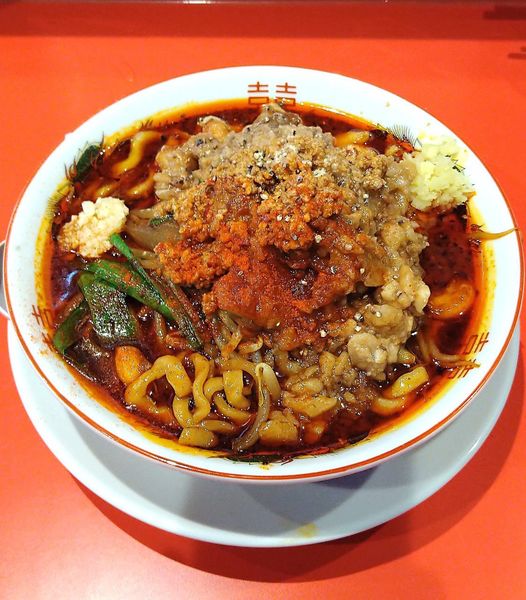 「辛スタミナらーめん 1000円」@名古屋スタミナらーめん アブラカラメの写真