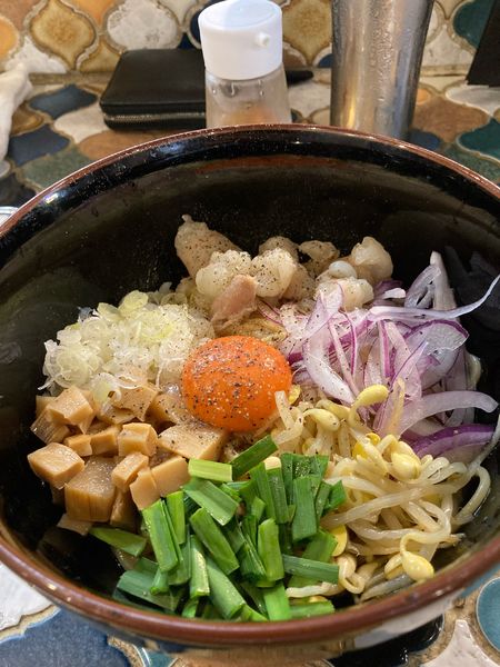 「まぜそば」@麺処 田なか（仮）の写真