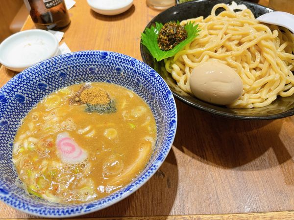 「生七味つけめん　味玉」@六厘舎 大崎店の写真