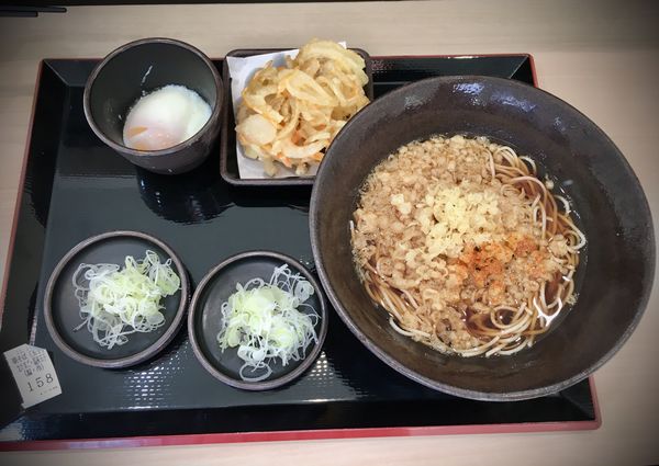 「朝そば(400¥)」@ゆで太郎 かすみがうら下稲吉店の写真