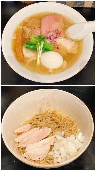 「特製塩蕎麦＋和え玉」@中華蕎麦 ごとうの写真