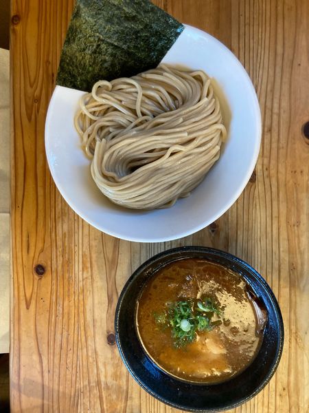 「海老つけめん[肉増]」@らーめん いつ樹 本店の写真