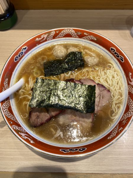 「特製支那ソバ　大盛り」@支那ソバ すずきの写真